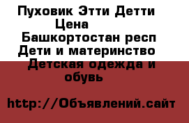 Пуховик Этти Детти › Цена ­ 600 - Башкортостан респ. Дети и материнство » Детская одежда и обувь   